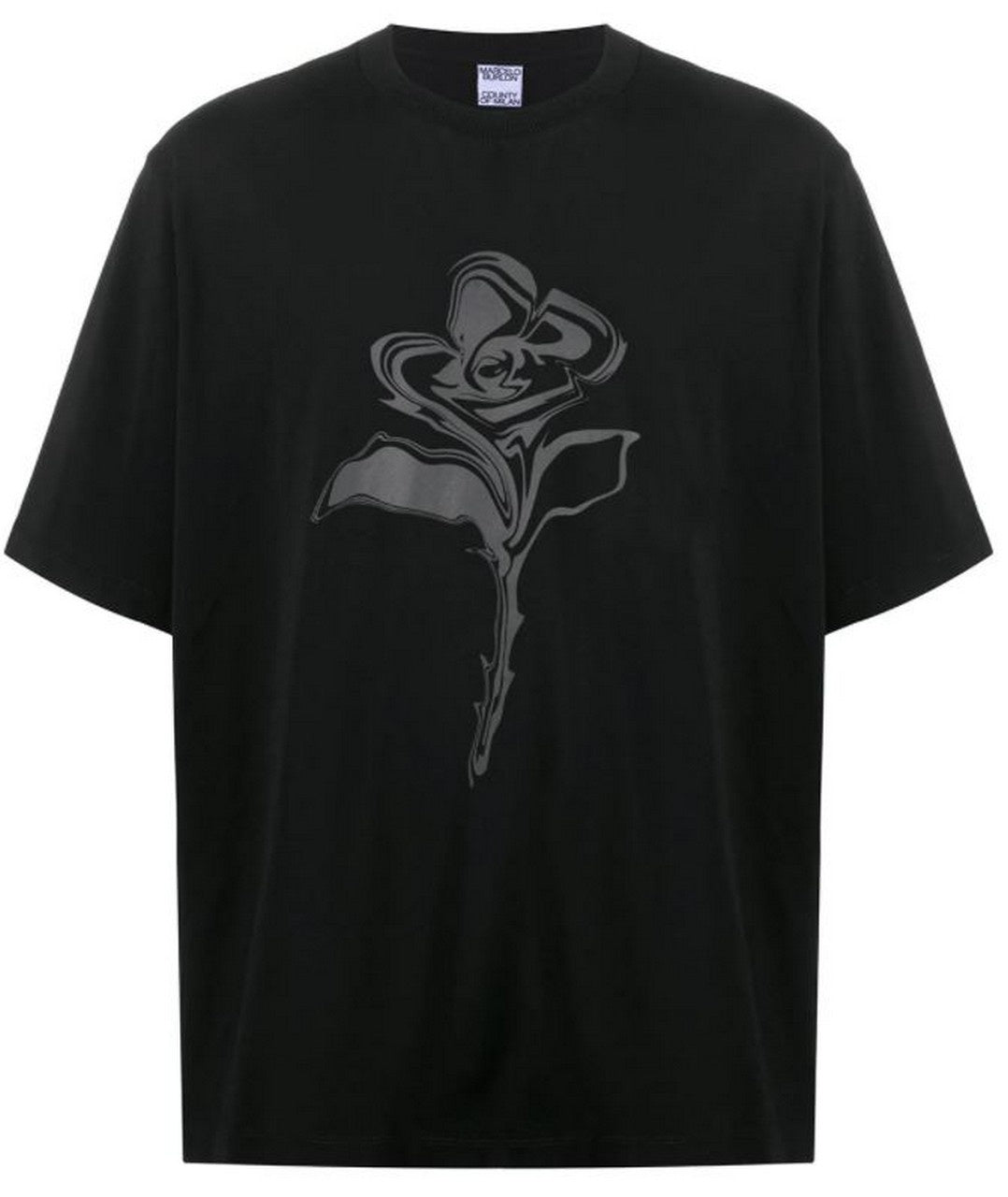 Marcelo Burlon T-Shirt CMAA054F20JER002 - SanShopLuxury - -50%, 2020, Abbigliamento, Autunno/Inverno, FW20, L, M, Marcelo Burlon, Nero, Outlet, S, T-Shirt, Uomo, XL, XXL