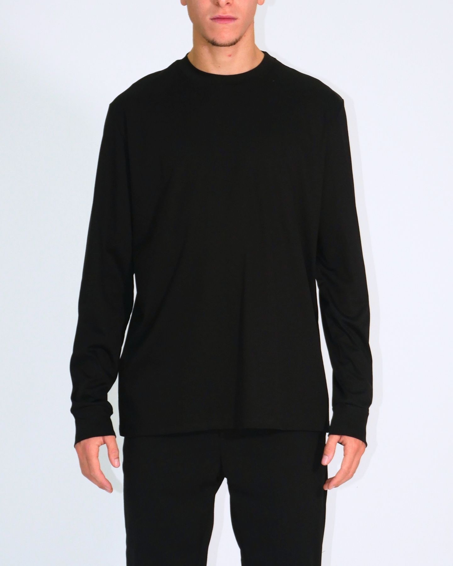 Chiodi Milano T-Shirt 0333 - SanShopLuxury - 2024, Abbigliamento, Autunno/Inverno, Chiodi Milano, FW24, Idoneo, L, M, Manica lunga, Nero, Outlet, S, T-Shirt, Uomo, XL, XXL, XXXL