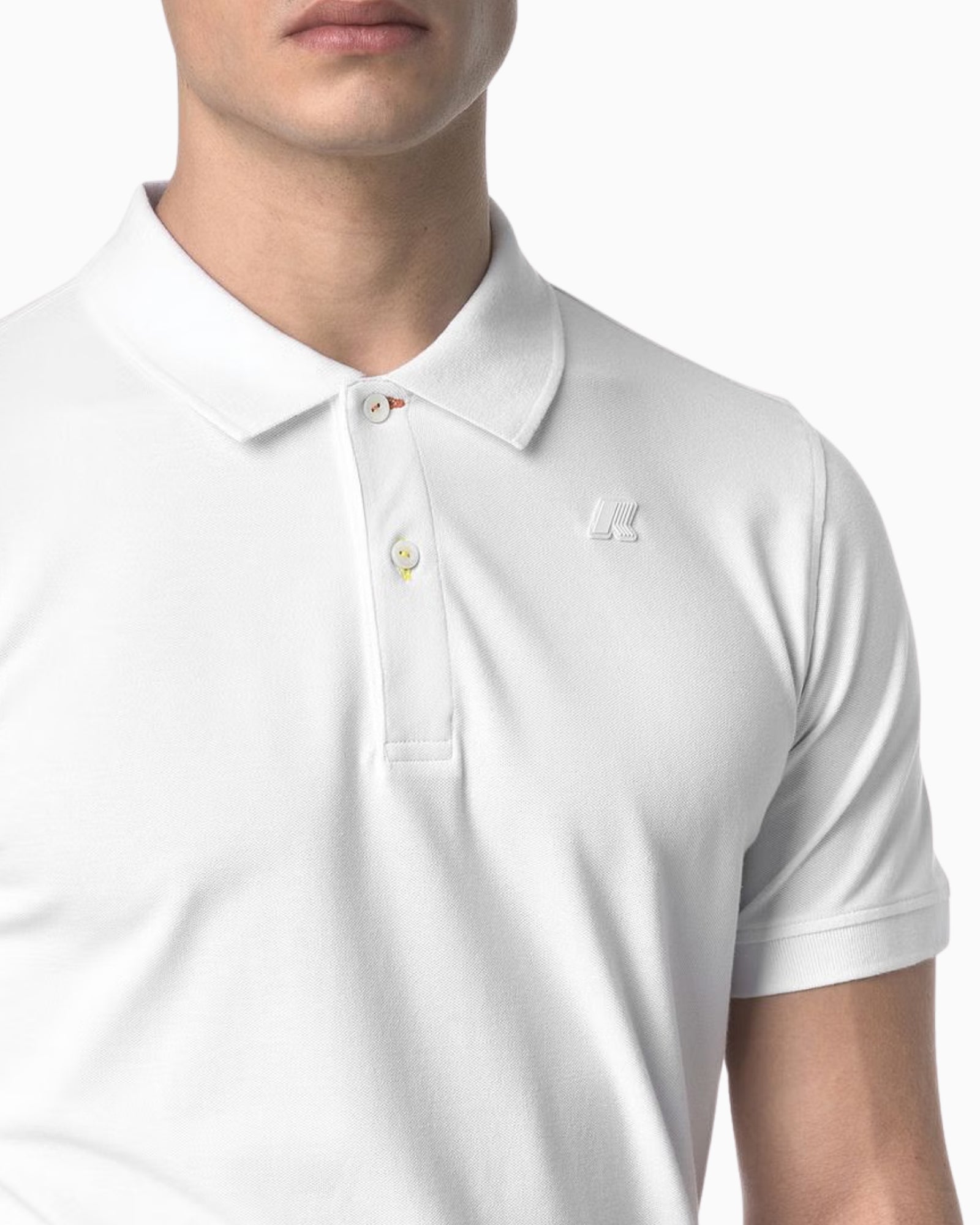 K-Way T-Shirt Polo K1125CW 001 - SanShopLuxury - 2025, Abbigliamento, Bianco, Idoneo, K-Way, L, M, New, Primavera/Estate, SS25, T-Shirt Polo, Uomo, XL, XXL, XXXL