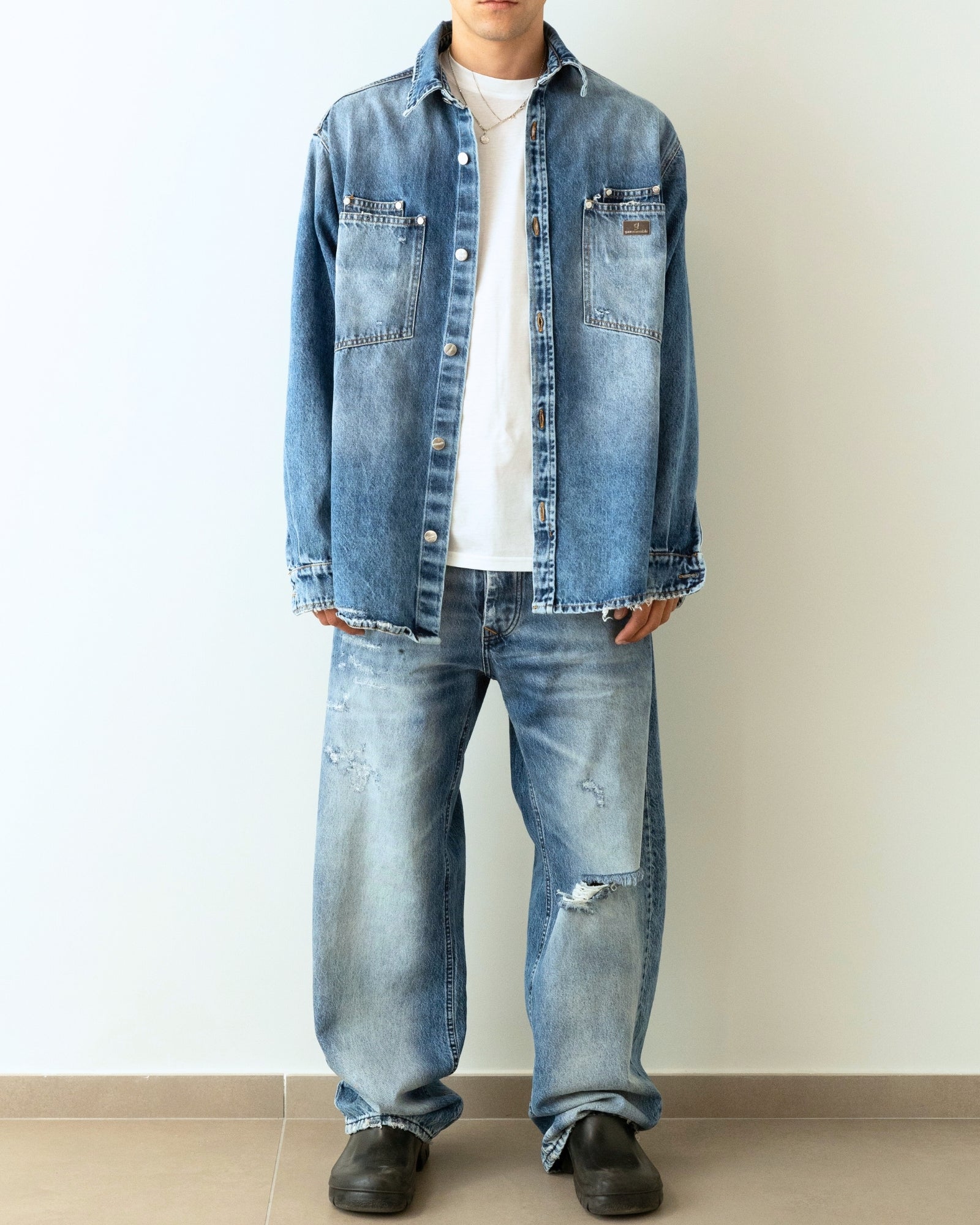 Gavensemble Jeans BAGGY140 - SanShopLuxury - 2024, 44, 46, 48, 50, 52, 54, Abbigliamento, Autunno/Inverno, Blu, Continuativo, FW24, Gavensemble, Idoneo, Jeans, Outlet, Primavera/Estate, Uomo