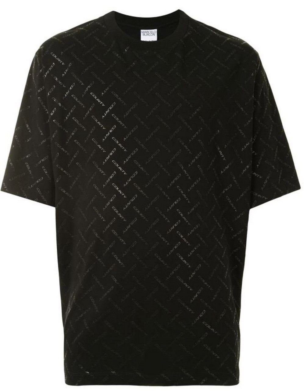 Marcelo Burlon T-Shirt CMAA054E20JER002 - SanShopLuxury - -50%, 2020, Abbigliamento, Autunno/Inverno, FW20, L, Marcelo Burlon, Nero, Outlet, T-Shirt, Uomo, XL