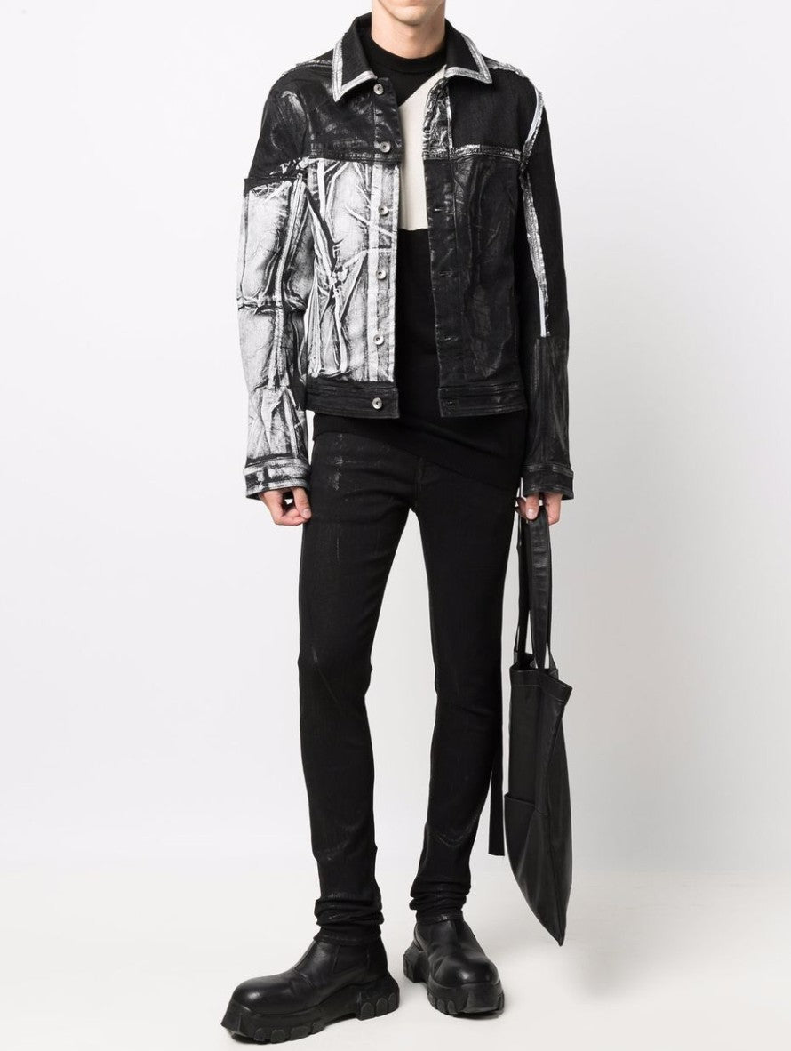 Rick Owens Drkshdw Giubbino DU02A3755 SCOMW1 101 - SanShopLuxury - -50%, 2021, Abbigliamento, Autunno/Inverno, FW21, Giacca, Giubbino, L, M, Nero, Outlet, Rick Owens Drkshdw, Ultimo, Uomo