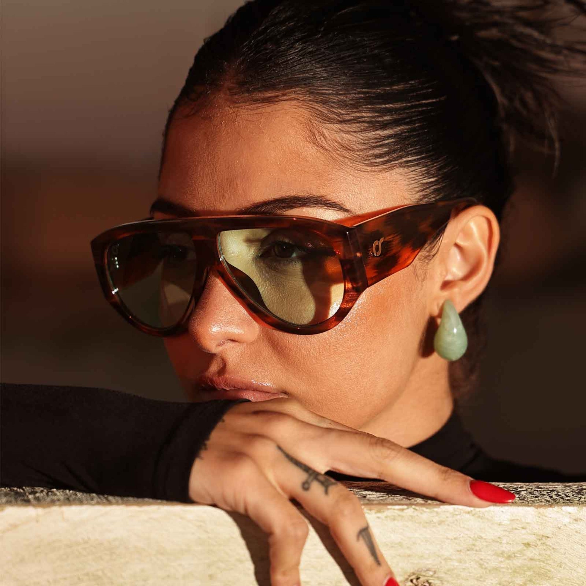Sunglasses Occhiali VENEZIA HAVANA BLU-C03 - SanShopLuxury - 2025, Accessori, Autunno/Inverno, Bellezza, Carry Over, Continuativo, Donna, Idoneo, Maculato, New, Occhiali, Primavera/Estate, Sunglasses, UNISEX, Uomo