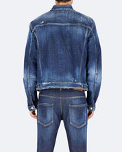 Dsquared2 Giubbino S74AM1561/S30664470 - SanShopLuxury - 2025, Abbigliamento, Blu, Dsquared2, Giubbino, Idoneo, jeans, L, New, Primavera/Estate, SS25, Ultimo, Uomo