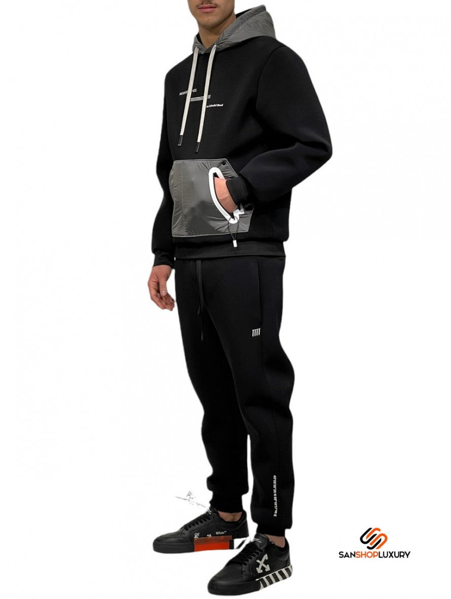 Chiodi Milano Tuta Completa 0077-0075 - SanShopLuxury - -50%, 2021, Abbigliamento, Autunno/Inverno, Chiodi Milano, FW21, L, M, Nero, Outlet, Tuta Completa, Ultimo, Uomo, XL, XXXL