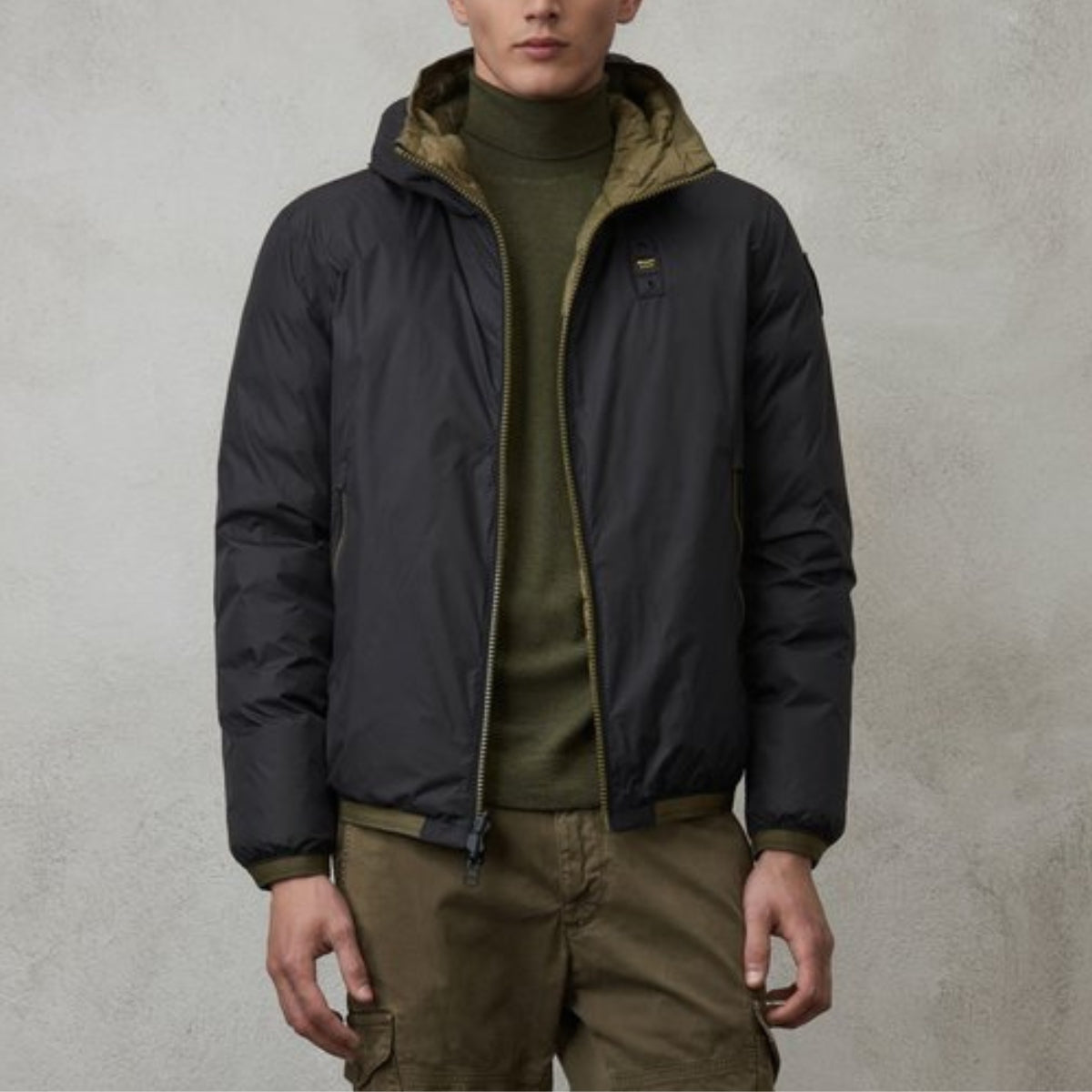 Blauer Giubbino 23WBLUC06117-006216 - SanShopLuxury - 2023, Abbigliamento, Autunno/Inverno, Blauer, Donald, FW23, Giubbino, L, M, Nero, Outlet, Uomo, XL, XXL