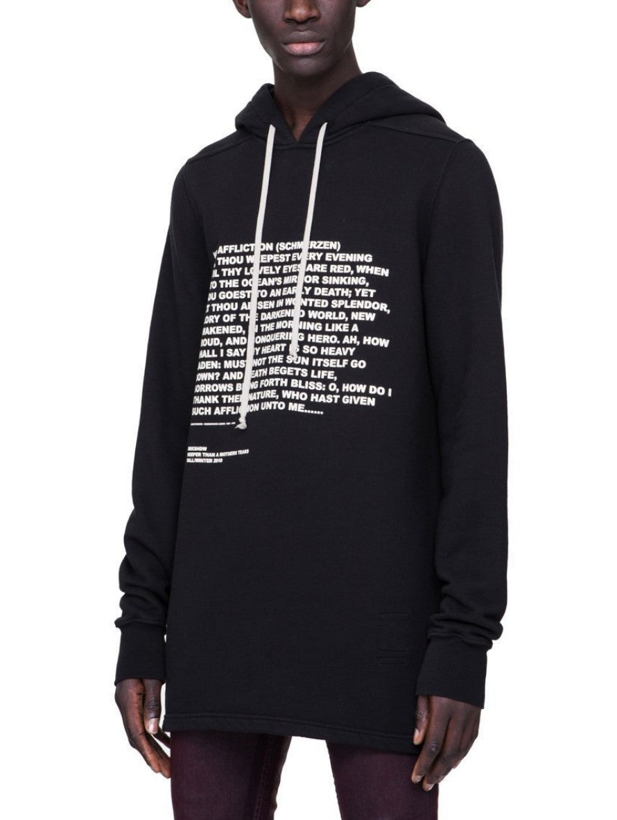 Rick Owens Drkshdw Felpa DU19F6285/FEP3 - SanShopLuxury - -50%, 2019, Abbigliamento, Autunno/Inverno, Felpa, FW19, L, Nero, Outlet, Rick Owens Drkshdw, Uomo, XL