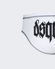 Dsquared2 Costume D7B355460 - SanShopLuxury - 2024, 44, 46, 48, 50, 52, 54, Abbigliamento, Beachwear, Bianco, Bianco-Nero, Costume, Dsquared2, Idoneo, Nero, Nero-Bianco, Outlet, Primavera/Estate, Slip, SS24, Uomo