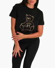 Guess T-Shirt V5BI16 K8FQ4 JBLK - SanShopLuxury - 2025, Abbigliamento, Autunno/Inverno, Donna, FW25, Guess, Idoneo, L, M, Nero, New, S, T-Shirt, XL