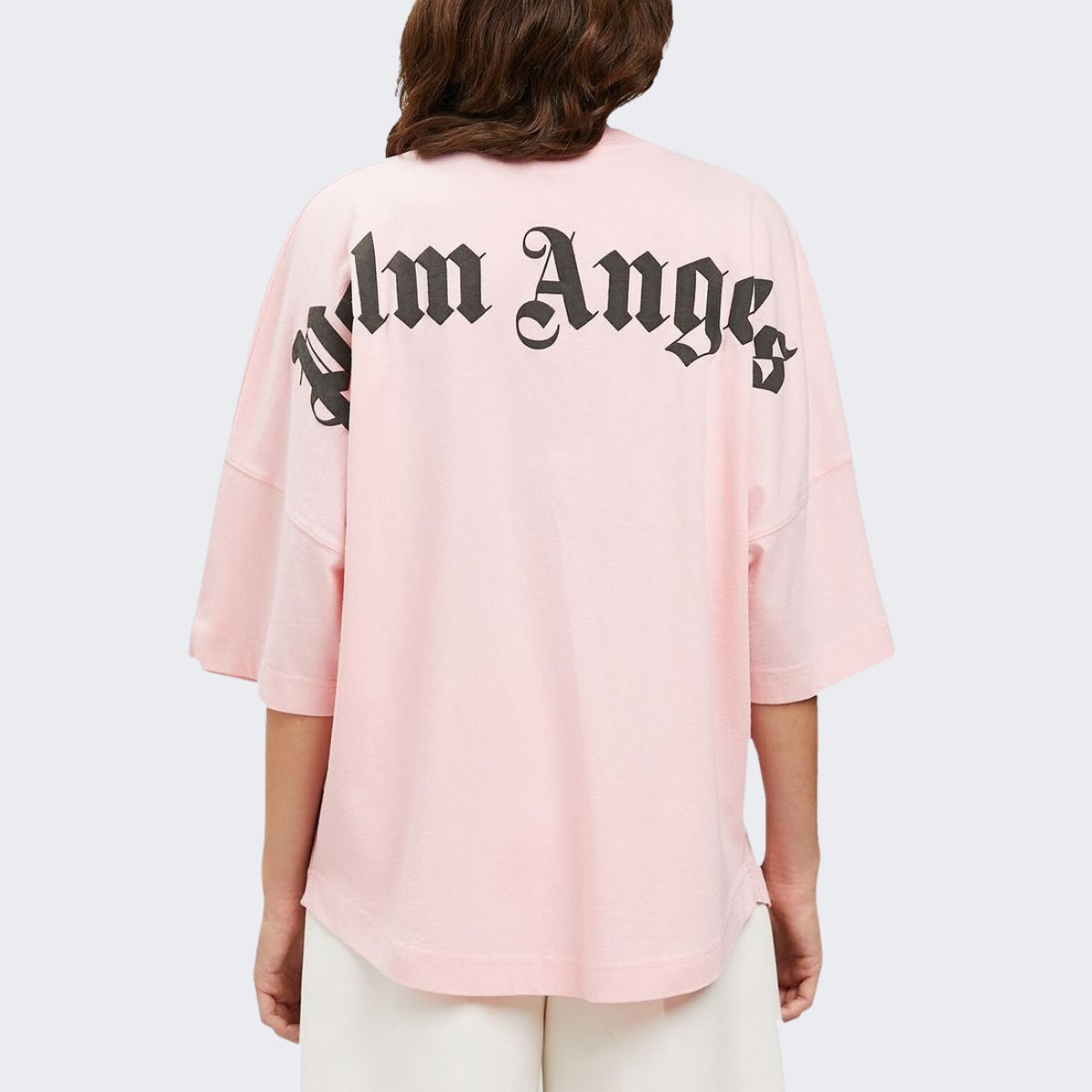 T-Shirt Palm Angels PWAA023C99JER001 - SanShopLuxury - Abbigliamento, Autunno/Inverno, Bianco, Carry Over, Continuativo, Donna, M, Nero, New, Palm Angels, Primavera/Estate, Rosa, S, Stellato, T-Shirt, XS