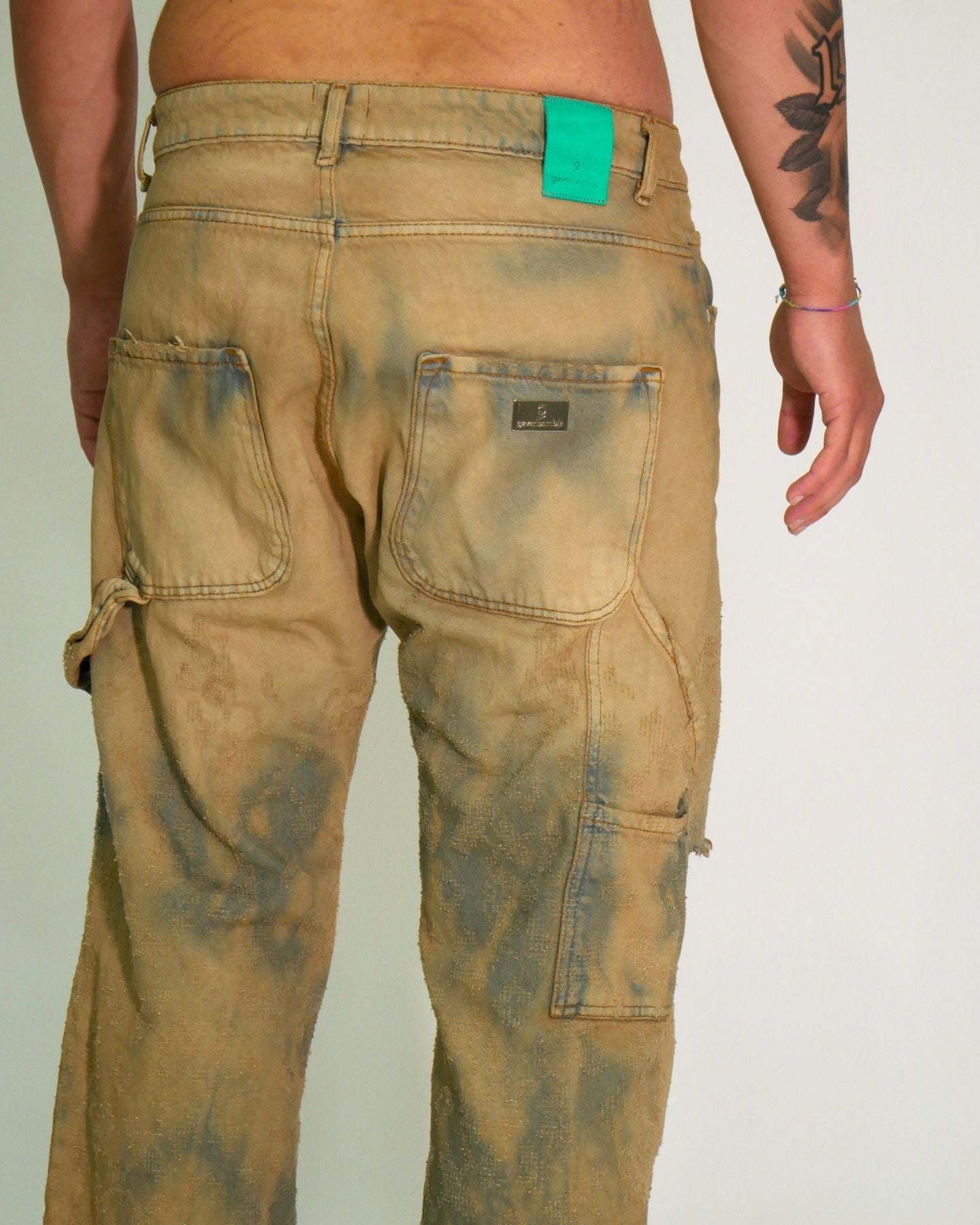 Gavensemble Jeans BAGGY710 - SanShopLuxury - 2024, 44, 46, 48, 50, 52, 54, Abbigliamento, Autunno/Inverno, Baggy, Beige, Continuativo, Gavensemble, Idoneo, Jeans, Outlet, Primavera/Estate, SS24, Uomo