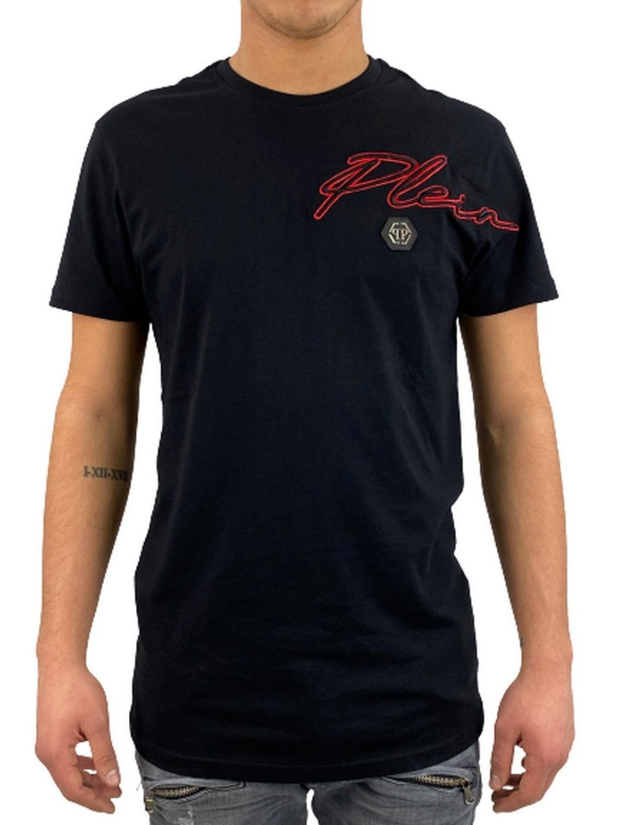 Philipp Plein T-Shirt CMTK4648/PJY002N01 - SanShopLuxury - -50%, 2020, Abbigliamento, Autunno/Inverno, Bianco, FW20, L, M, Nero, Outlet, Philipp Plein, Rosso, S, T-Shirt, Uomo, XL, XXL