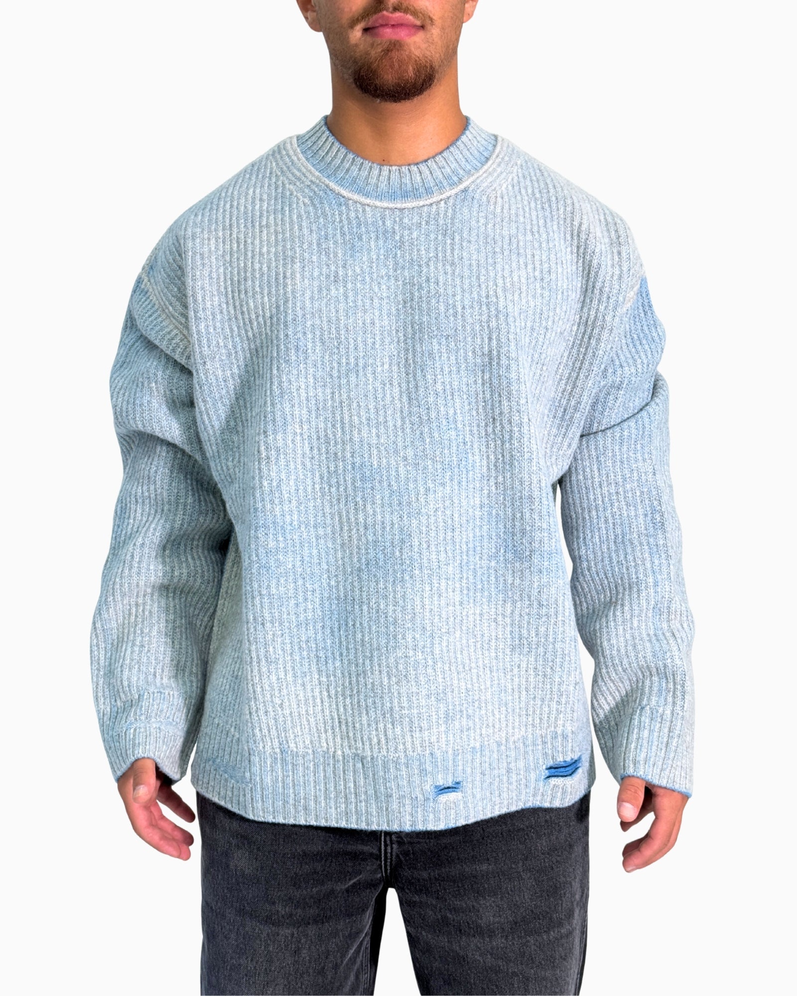 Represent Maglieria MLM100217/08 - SanShopLuxury - 2025, Abbigliamento, Autunno/Inverno, Celeste, FW25, Idoneo, L, M, Maglieria, New, Represent, S, Uomo, XL