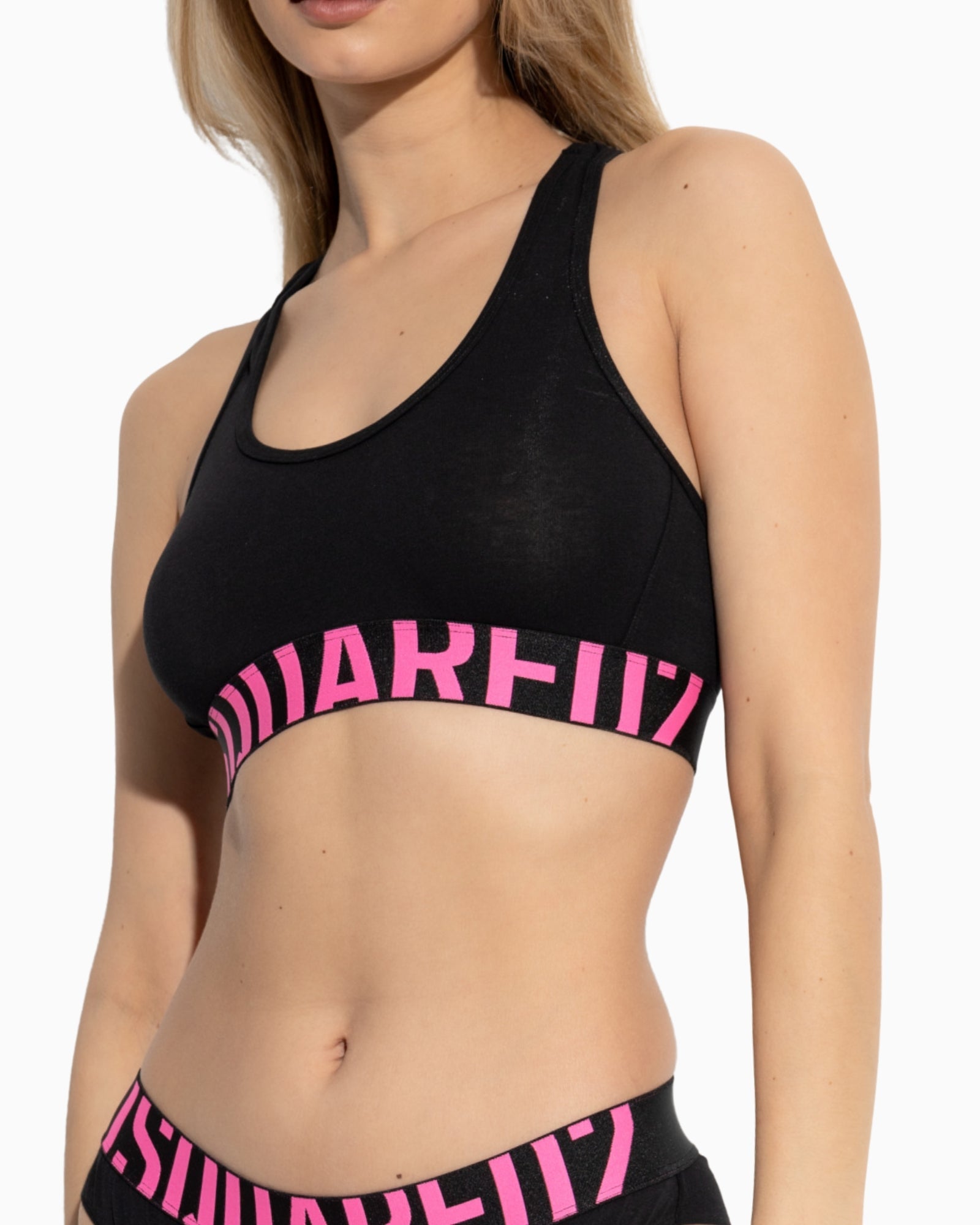 Dsquared2 Top D8RG25860-006 - SanShopLuxury - 2025, 2°, 3°, 4°, 5°, Abbigliamento, Activewear, Donna, Dsquared2, Idoneo, Nero, New, Primavera/Estate, SS25, Top