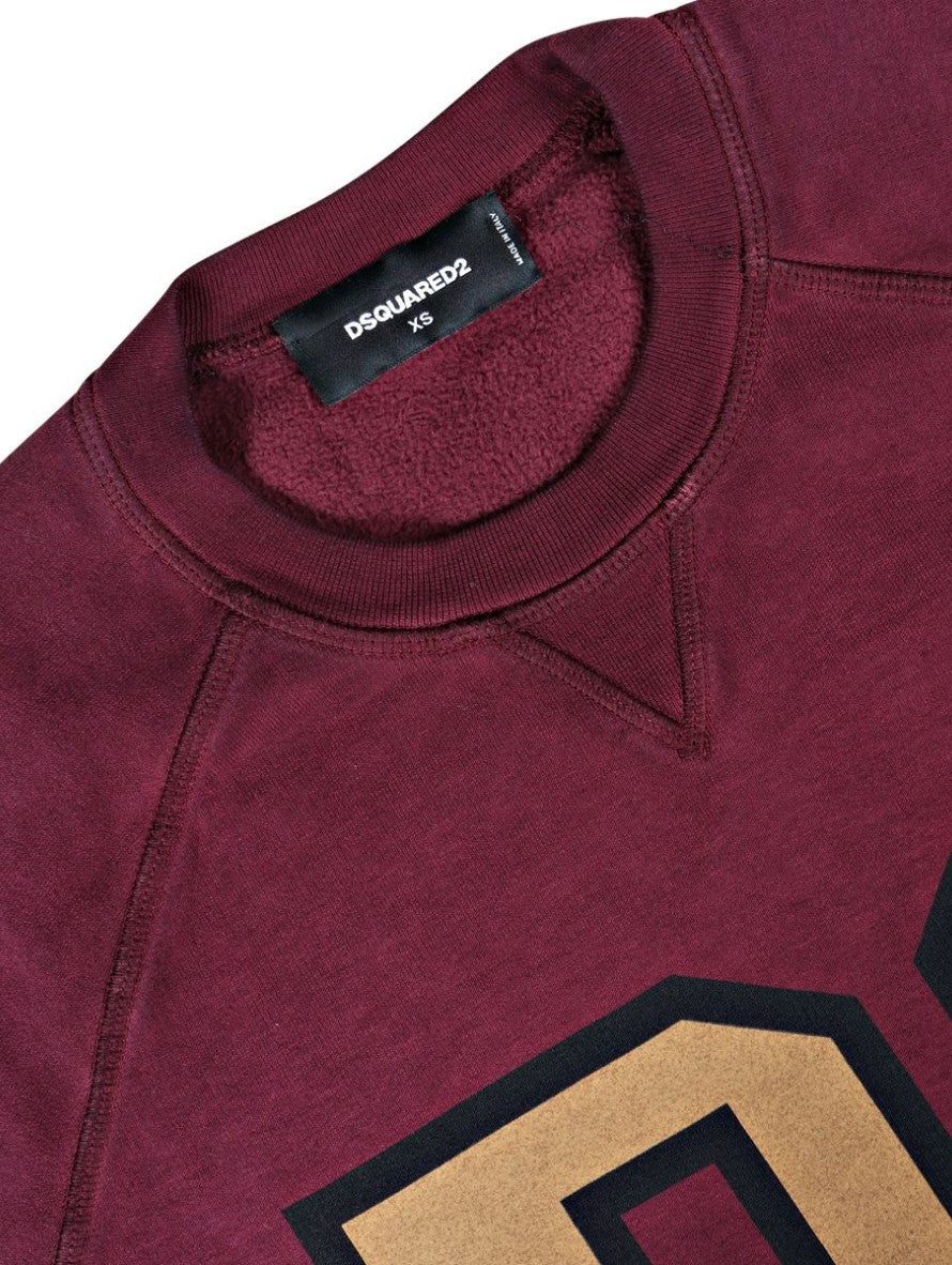 Dsquared2 Felpa S74GU0421 - SanShopLuxury - -50%, 2020, Abbigliamento, Autunno/Inverno, Bordeaux, Dsquared2, Felpa, FW20, Outlet, Rosso, Uomo, XXL, XXXL