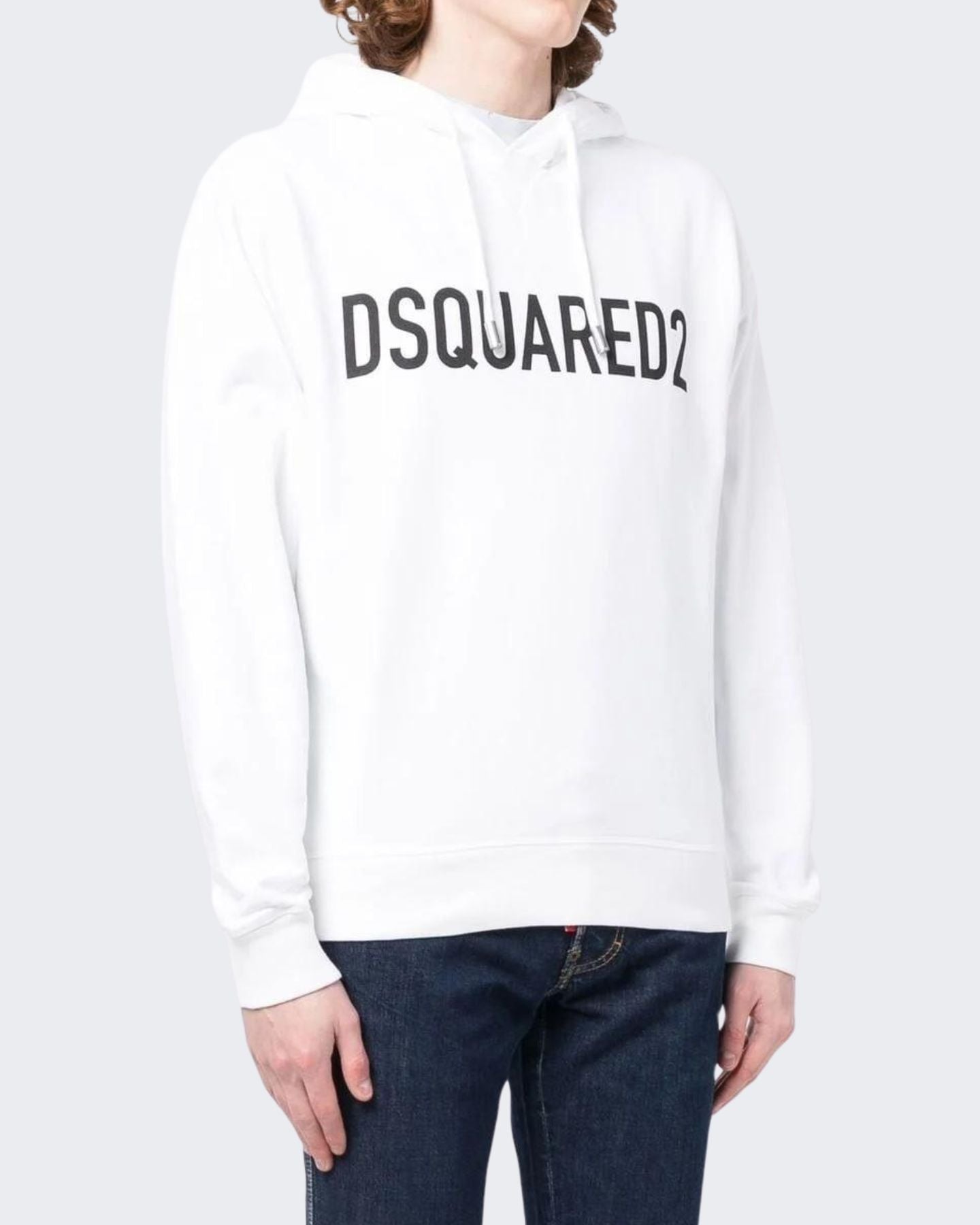 Inverno, Bianco, Carry Over, Dsquared2, Felpa, Idoneo, L, M, New, S, Uomo, XL, XXL