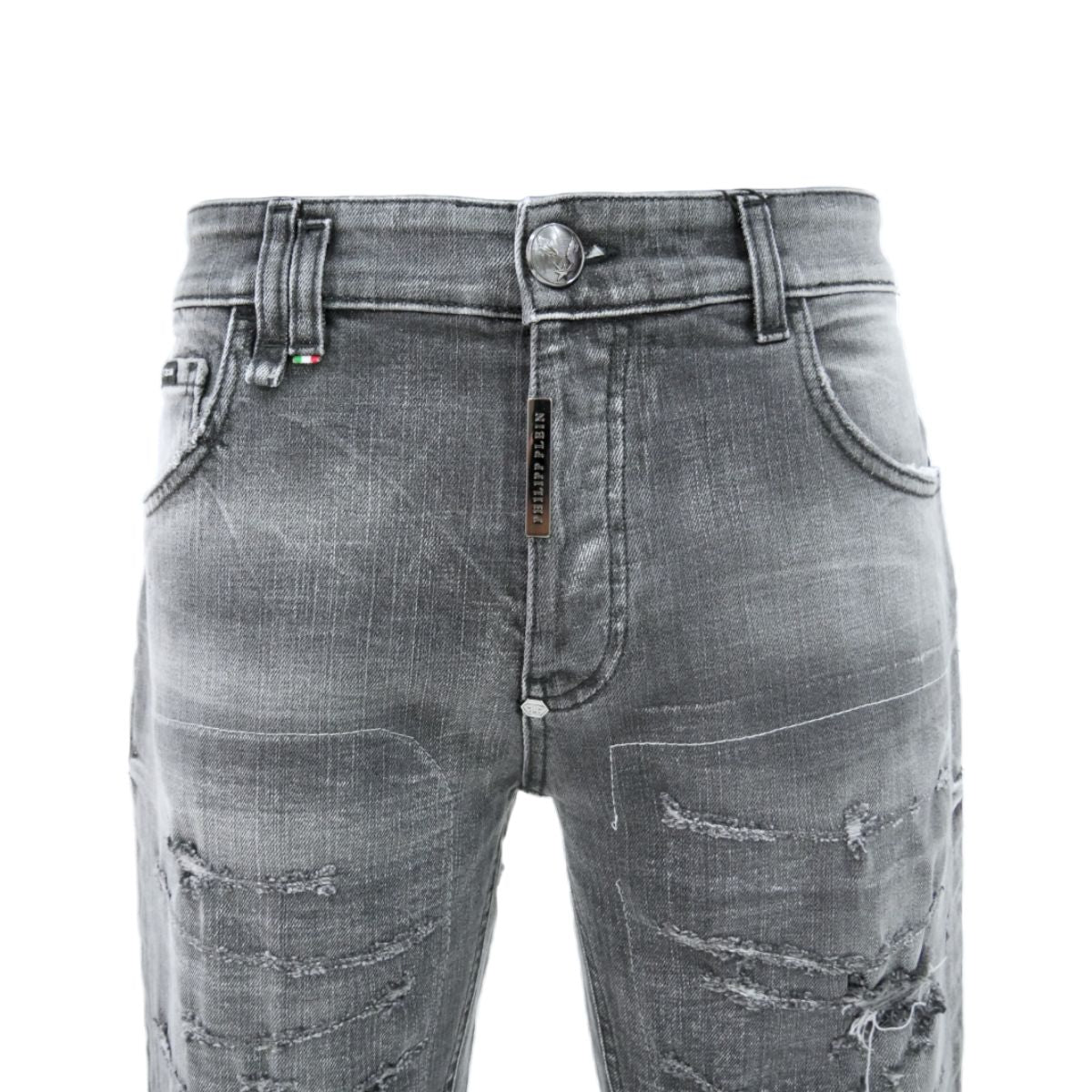 Inverno, FW18, Jeans, Nero, Outlet, Philipp Plein, Uomo