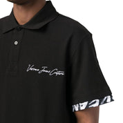 Versace Jeans Couture T-Shirt Polo 75GAGT10 CJ01T - SanShopLuxury - 2023, Abbigliamento, Autunno/Inverno, FW23, Idoneo, L, M, Nero, Outlet, T-Shirt Polo, Uomo, Versace Jeans Couture, XL