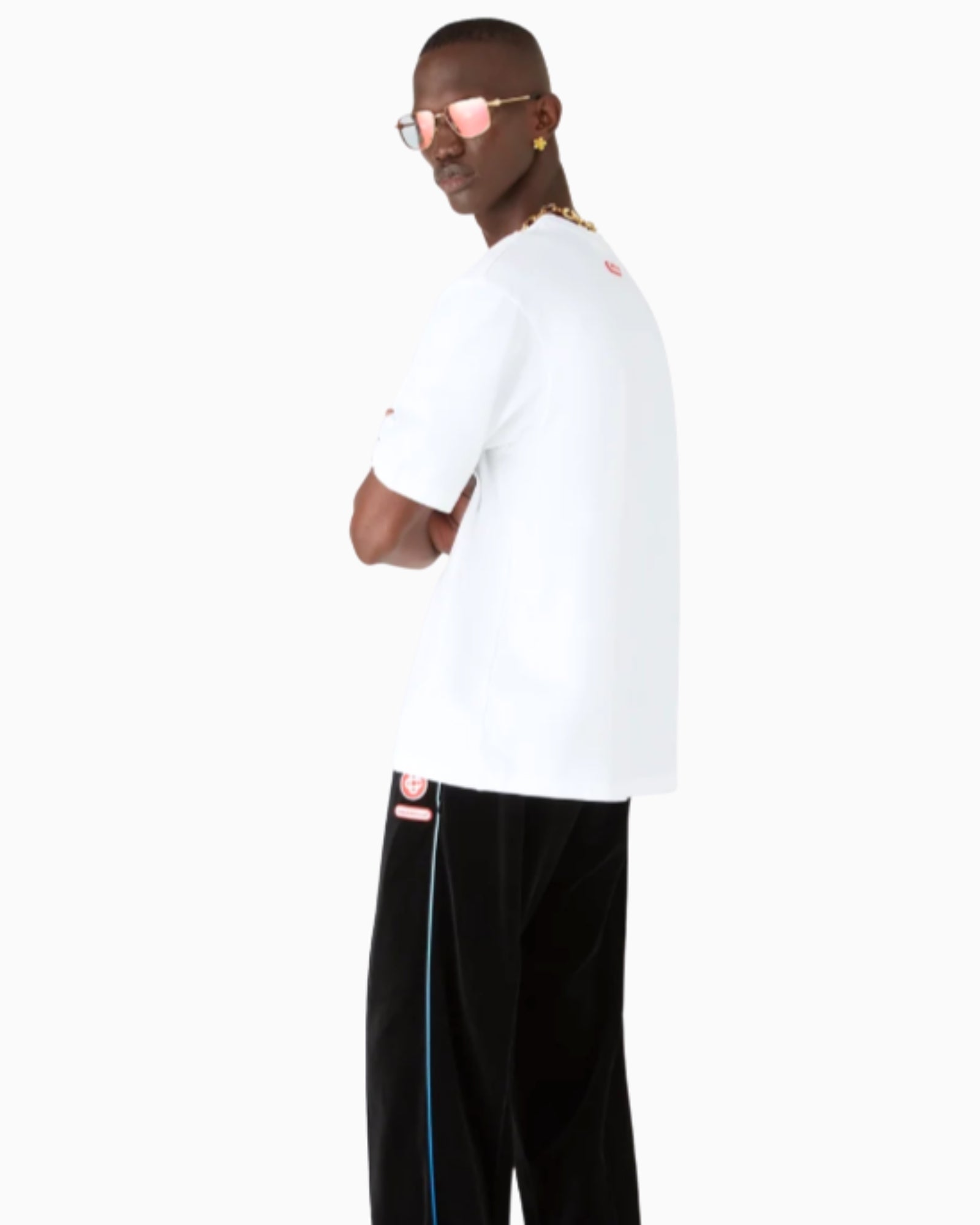 Casablanca T-Shirt MAW25JTS044/04 - SanShopLuxury - 2025, Abbigliamento, Autunno/Inverno, Bianco, Casablanca, FW25, Idoneo, L, M, New, S, T-Shirt, Uomo, XL, XXL, XXXL