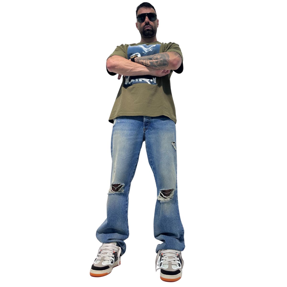 Heron Preston Jeans HMYA011F22DEN003 - SanShopLuxury - 2022, 46, 48, 50, 52, Abbigliamento, Autunno/Inverno, Blu, FW22, Heron Preston, Jeans, Outlet, Uomo