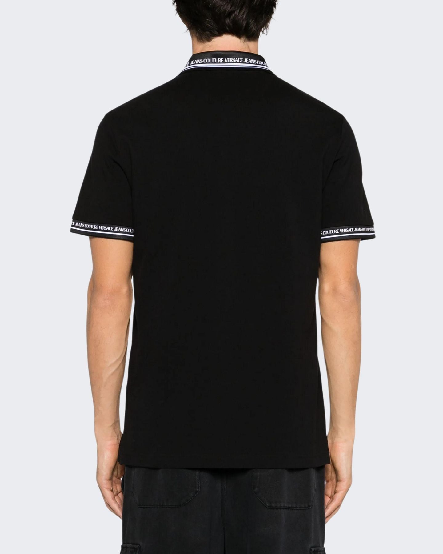 Versace Jeans Couture T-Shirt 76GAGT09/CJ01T899 - SanShopLuxury - 2024, Abbigliamento, Idoneo, L, M, Nero, Outlet, polo, Primavera/Estate, SS24, T-Shirt, Uomo, Versace Jeans Couture, XXL