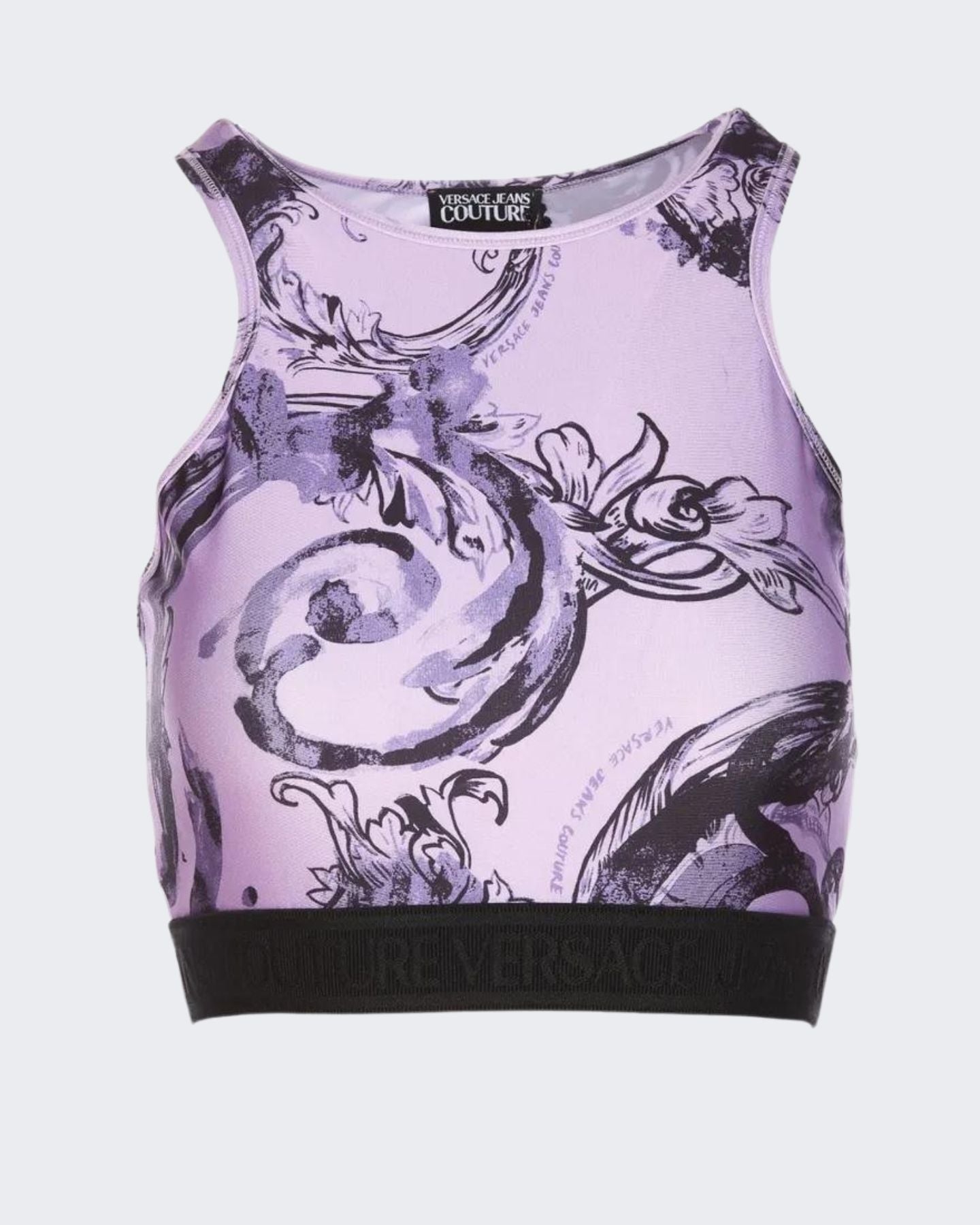 Versace Jeans Couture Top 76HAM227/JS292320 - SanShopLuxury - 2024, 42, Abbigliamento, Donna, Idoneo, Lilla, Outlet, Primavera/Estate, SS24, Top, Ultimo, Versace Jeans Couture