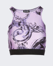 Versace Jeans Couture Top 76HAM227/JS292320 - SanShopLuxury - 2024, 42, Abbigliamento, Donna, Idoneo, Lilla, Outlet, Primavera/Estate, SS24, Top, Ultimo, Versace Jeans Couture