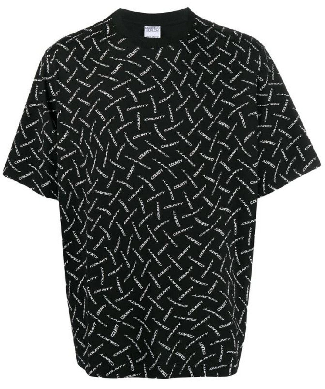 Inverno, FW20, L, Marcelo Burlon, Nero, Outlet, T-Shirt, Uomo, XL