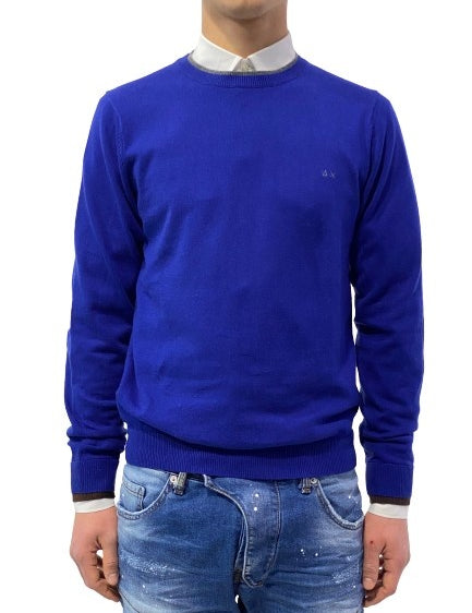 Inverno, Blu, FW18, M, Maglieria, Nero, Outlet, S, Sun 68, Uomo