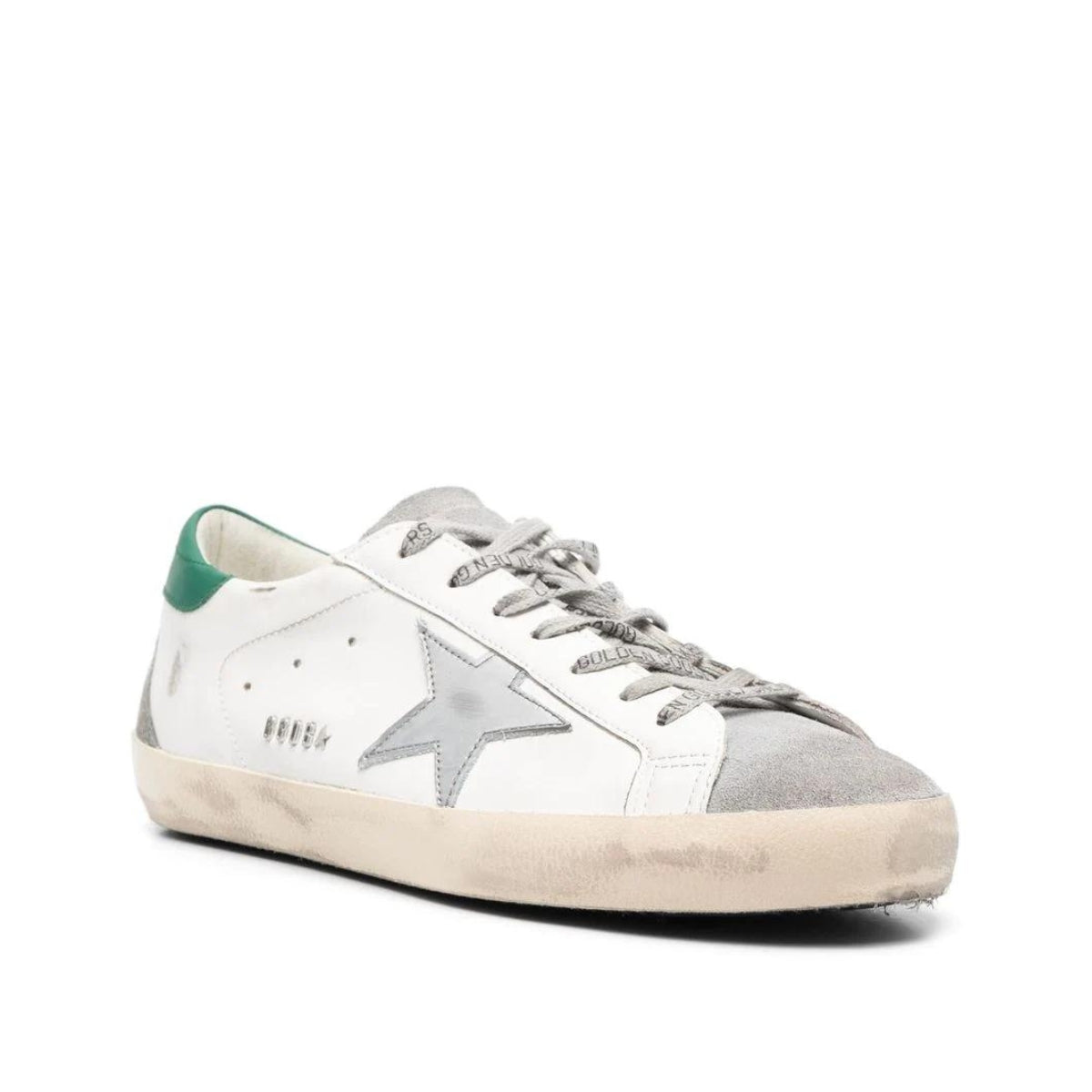 Golden Goose Sneakers GMF00102/F00416782171 - SanShopLuxury - 41, 42, 43, 44, 45, Autunno/Inverno, Bianco, Bianco-Verde, Calzature, Carry Over, Continuativo, Golden Goose, New, Primavera/Estate, Sneakers, Stellato, Uomo