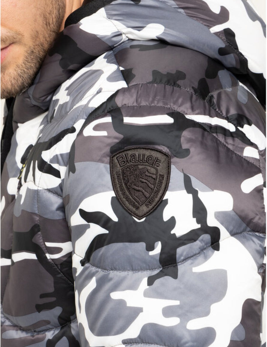 Inverno, Bianco, Blauer, FW19, Giubbino, Outlet, Ultimo, Uomo, XXL