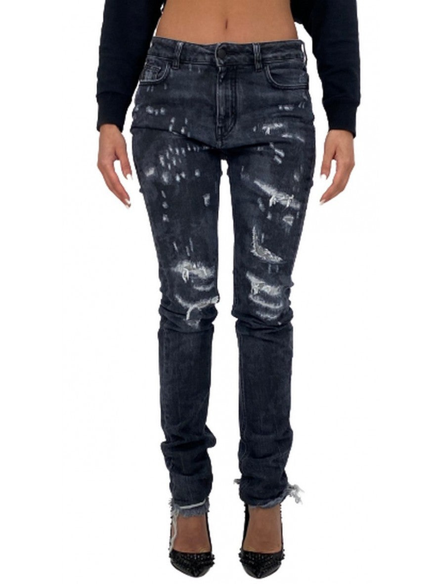 Marcelo Burlon Jeans CWCE022F175560826900 - SanShopLuxury - -50%, 2017, 40, 42, 43, 44, Abbigliamento, Autunno/Inverno, Donna, FW17, Grigio, Jeans, Marcelo Burlon, Outlet