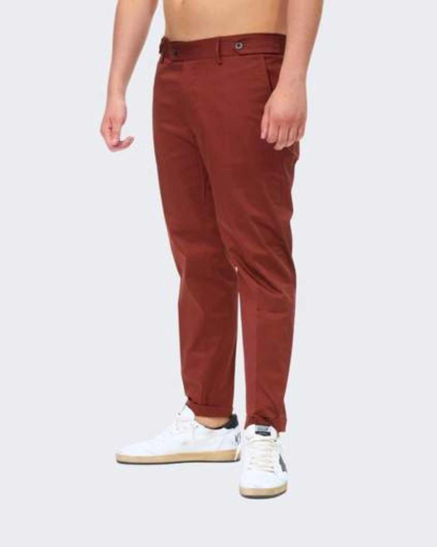 Chiodi Milano Pantalone SS24-0097-COCCIO - SanShopLuxury - 2024, Abbigliamento, Chiodi Milano, Coccio, Idoneo, L, M, Outlet, Pantalone, Primavera/Estate, Rosso, S, SS24, Uomo, XL, XXL, XXXL