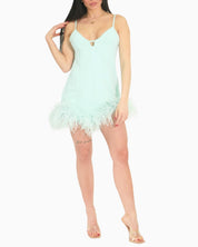 District Margherita Mazzei Abito 5GP68 0116 - SanShopLuxury - 2025, 40, 42, 44, 46, Abbigliamento, Abito, District Margherita Mazzei, Donna, Idoneo, New, Primavera/Estate, SS25, Verde acqua