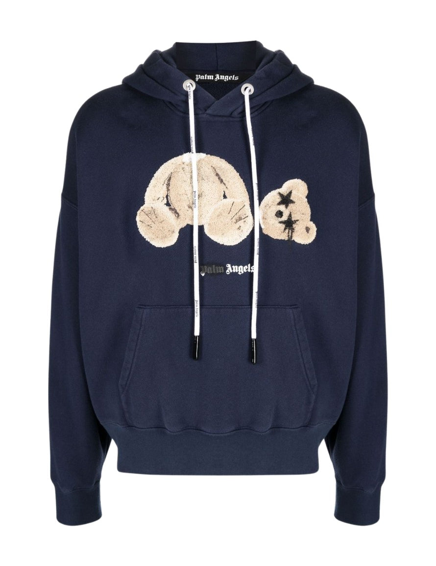 Inverno, Blu, Con Cappuccio, Felpa, FW21, M, Outlet, Palm Angels, Ultimo, Uomo