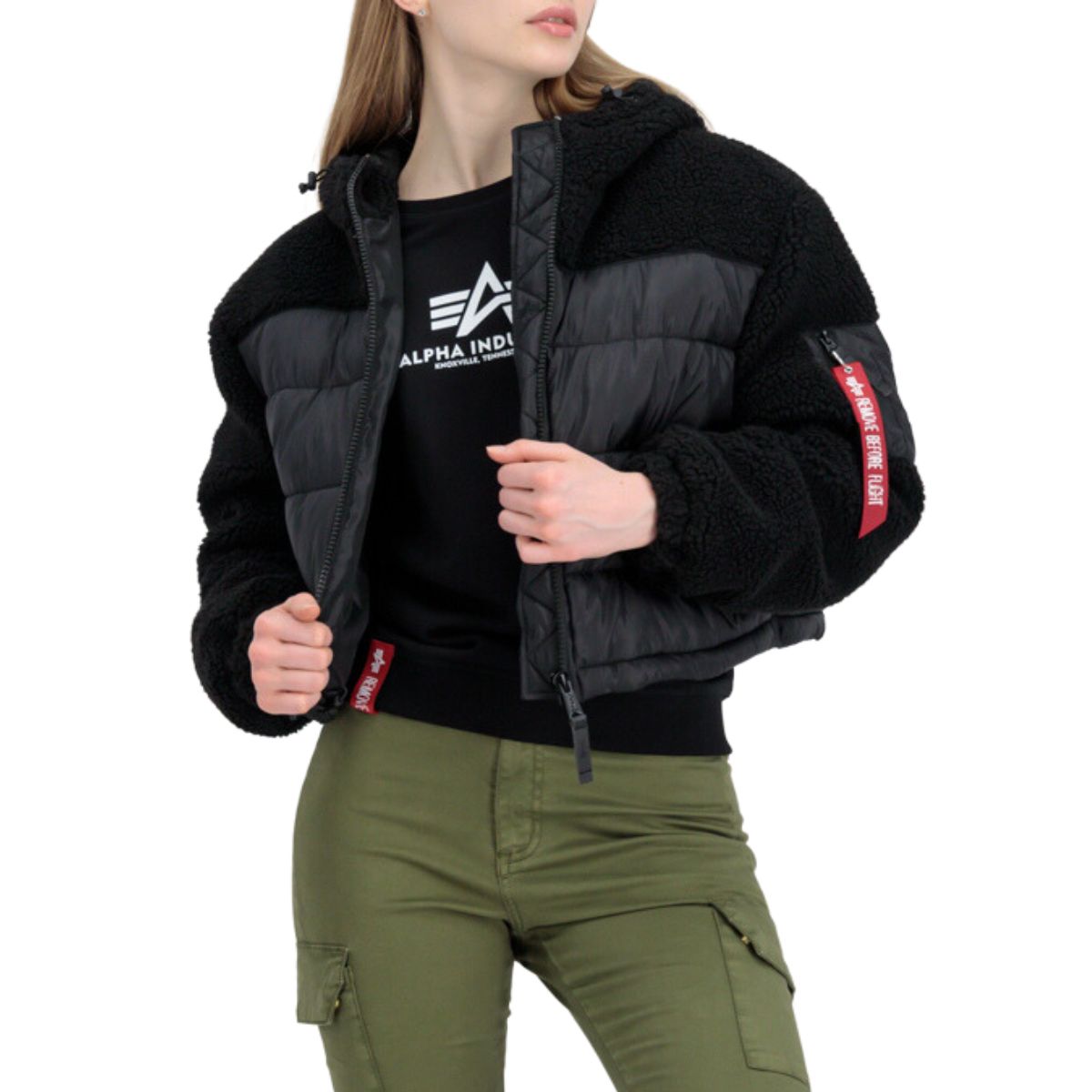 Alpha Industries Giubbino 138001 - SanShopLuxury - 2023, Abbigliamento, Alpha Industries, Autunno/Inverno, Bomber, Carry Over, Donna, Giubbino, Idoneo, L, M, Nero, S, XL