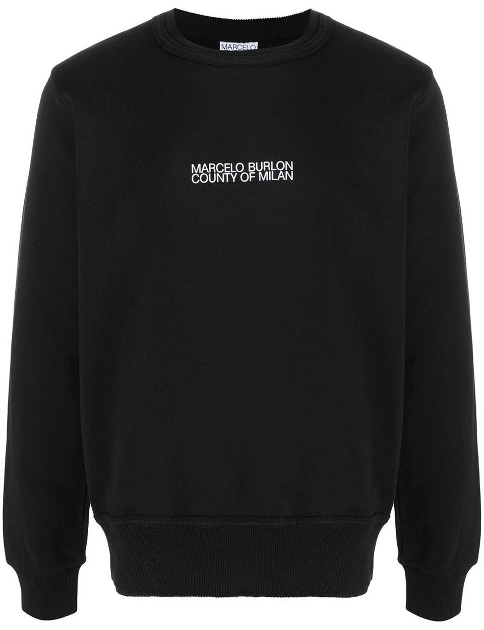 Inverno, Felpa, FW20, Girocollo, L, M, Marcelo Burlon, Nero, Outlet, Ultimo, Uomo