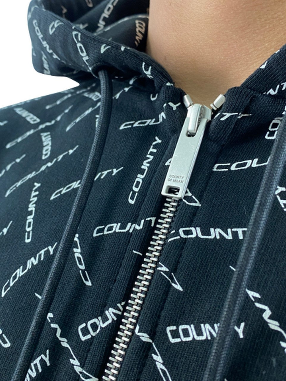 Marcelo Burlon Felpa CMBE001F20FLE003 - SanShopLuxury - -50%, 2020, Abbigliamento, Autunno/Inverno, Con Cappuccio, Felpa, FW20, M, Marcelo Burlon, Nero, Outlet, S, Uomo, XL