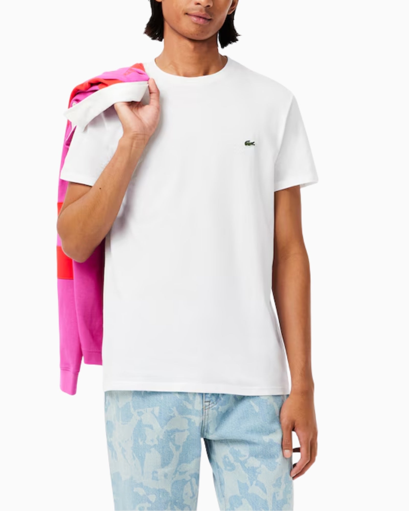 Lacoste T-Shirt TH6709/001 - SanShopLuxury - 2025, Abbigliamento, Bianco, L, Lacoste, M, New, Primavera/Estate, S, SS25, Stellato, T-Shirt, Uomo, XL, XS, XXL, XXXL
