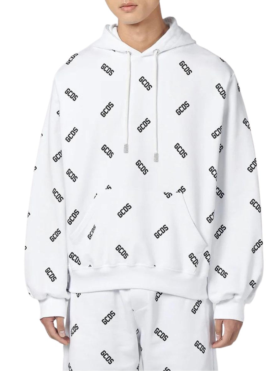 Gcds Felpa CC94M100100 - SanShopLuxury - 2022, Abbigliamento, Autunno/Inverno, Bianco, Carry Over, Con Cappuccio, Continuativo, Felpa, Gcds, Idoneo, L, M, Nero, New, Primavera/Estate, S, Uomo