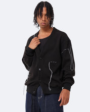 Asensyo Cardigan 1003-CRG-N - SanShopLuxury - 2024, Abbigliamento, Asensyo, Autunno/Inverno, Cardigan, FW24, Idoneo, L, M, Nero, Outlet, S, Uomo, XL, XXL