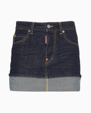 Dsquared2 Gonna S75MA0993/S30833470 - SanShopLuxury - 2025, 36, 38, 40, 42, 44, Abbigliamento, Autunno/Inverno, Blu, Donna, Dsquared2, FW25, Gonna, Idoneo, jeans, New