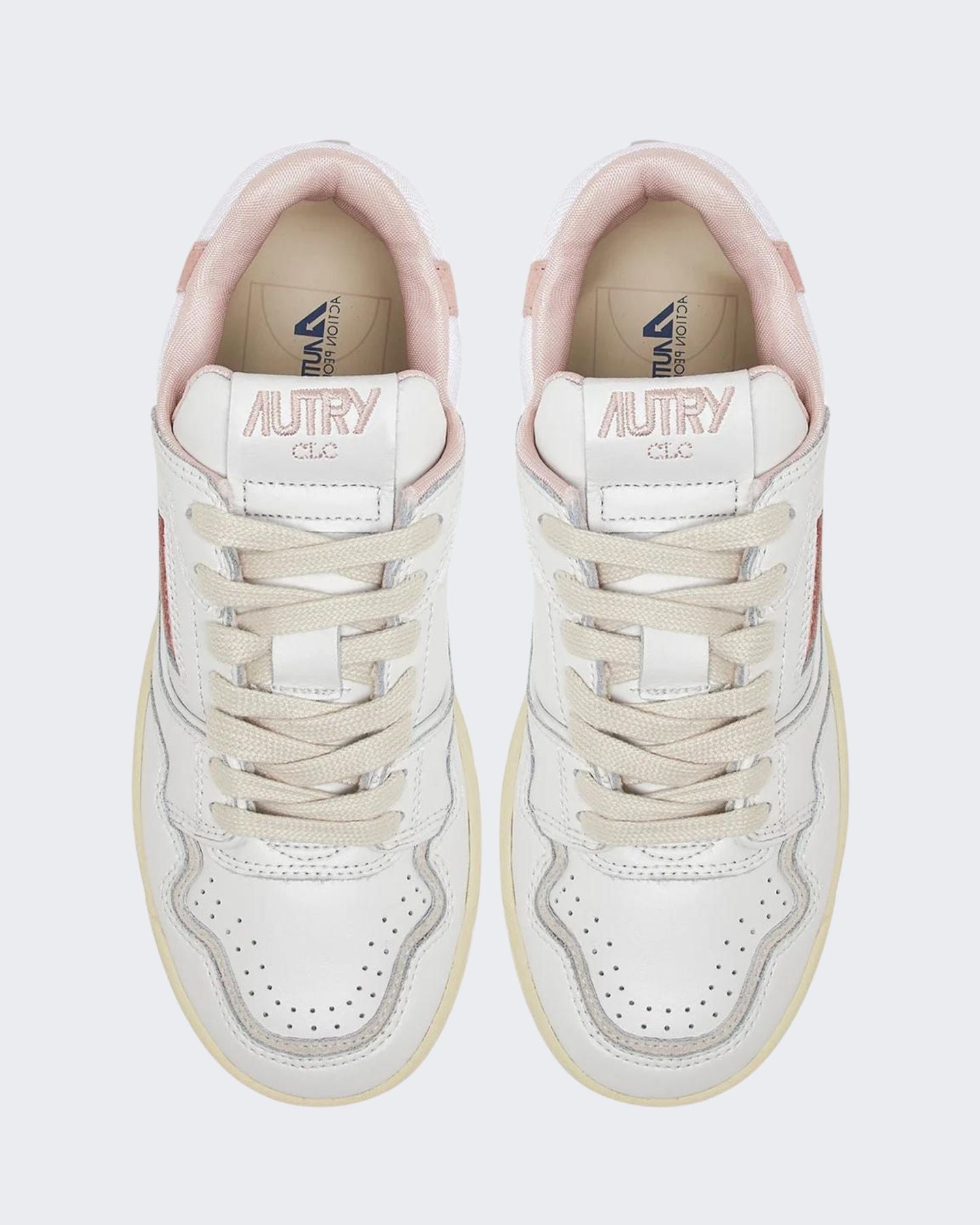 Autry Sneakers ROLW/MM14 - SanShopLuxury - 2024, 37, 38, 40, Autry, Bianco, Bianco-Rosa, Calzature, Donna, Outlet, Primavera/Estate, Sneakers, SS24, Stellato