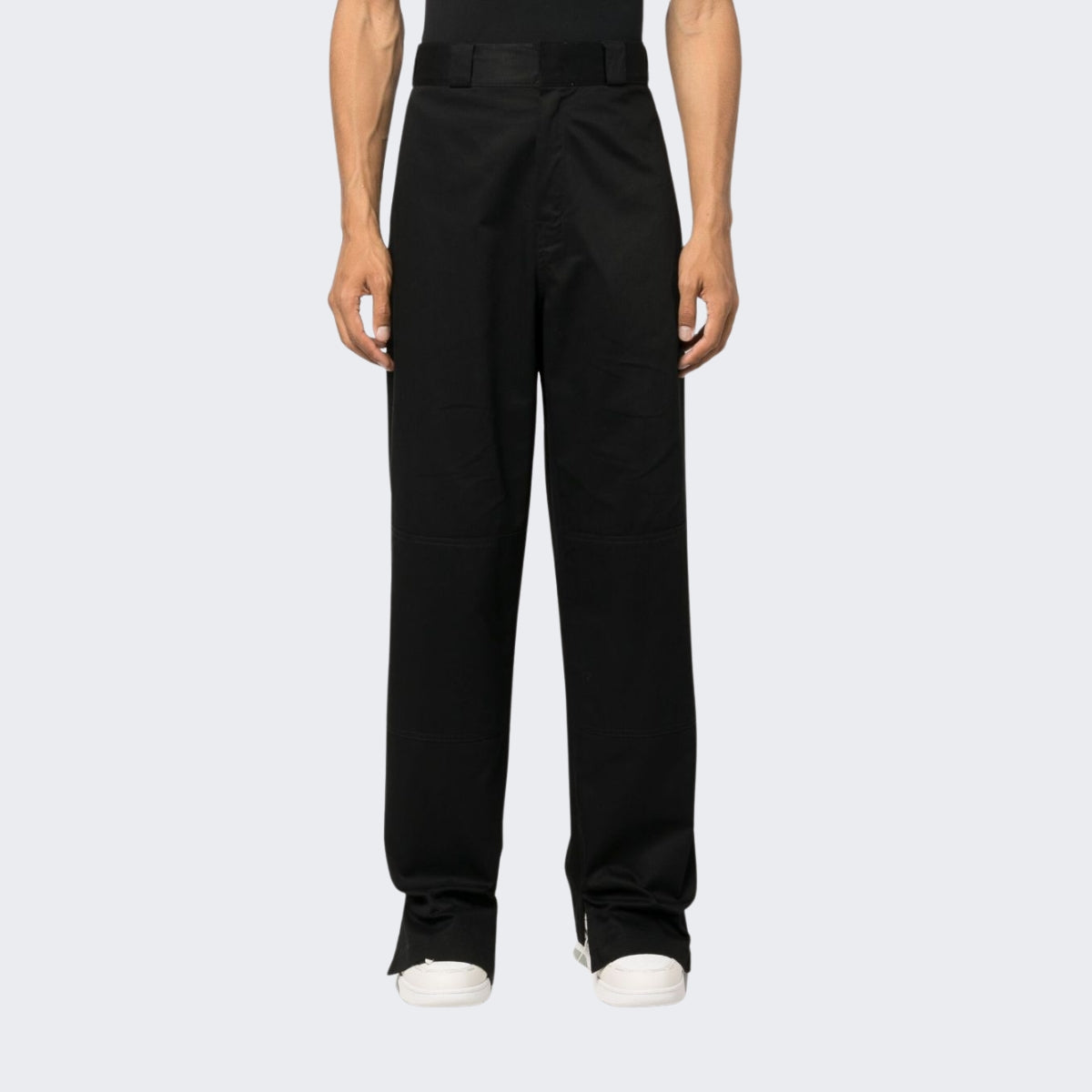 Palm Angels Pantalone PMCG003E23FAB001 1003 - SanShopLuxury - 2023, 46, 48, 50, Abbigliamento, Autunno/Inverno, FW23, Idoneo, Nero, Outlet, Palm Angels, Pantalone, Ultimo, Uomo