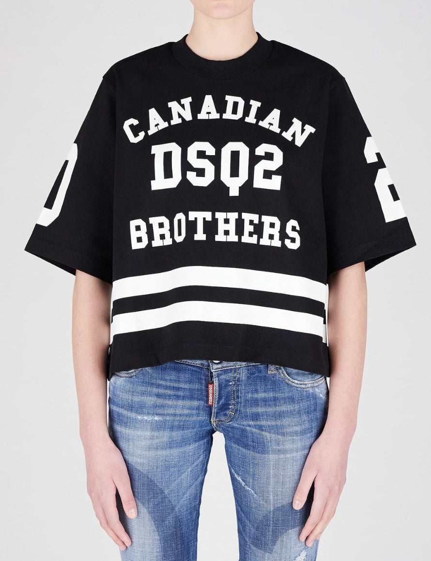 Inverno, Donna, Dsquared2, FW22, Idoneo, L, M, Nero, Outlet, S, T-Shirt, XL