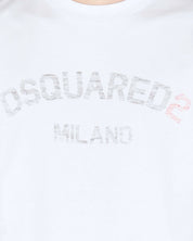 Dsquared2 T-Shirt S74GD1399/D20020100 - SanShopLuxury - 2025, Abbigliamento, Autunno/Inverno, Bianco, Continuativo, Dsquared2, Idoneo, jeans, L, M, New, Primavera/Estate, S, SS25, T-Shirt, Uomo, XL