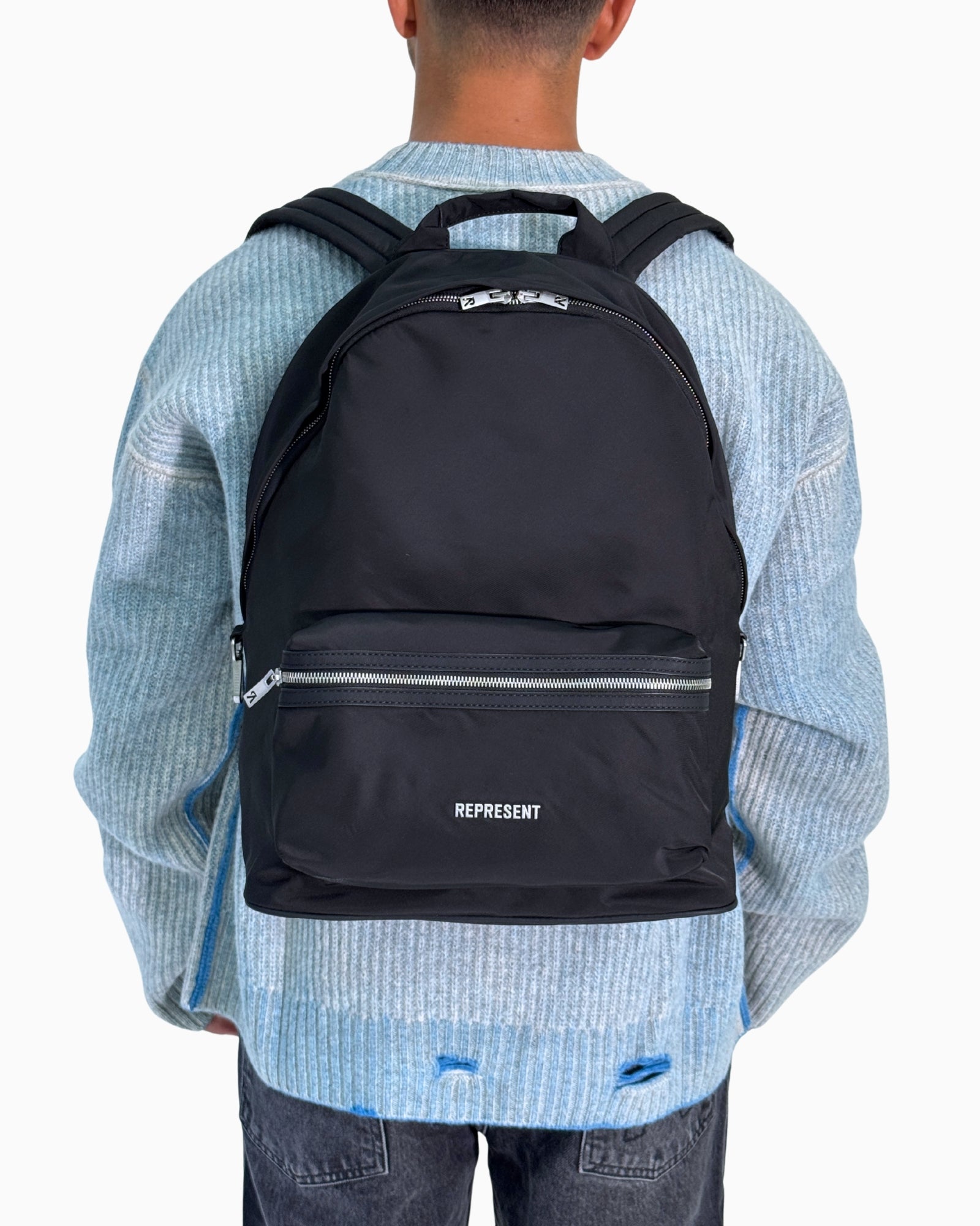 Represent Zaino MLM100382/01 - SanShopLuxury - 2025, Accessori, Autunno/Inverno, Continuativo, FW25, Idoneo, Nero, New, Primavera/Estate, Represent, Unica, Uomo, Zaino