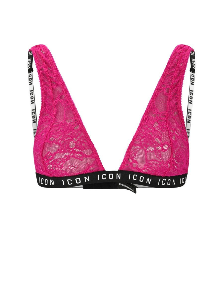 Dsquared2 Reggiseno D8R083840 519 - SanShopLuxury - 2022, Autunno/Inverno, Carry Over, Continuativo, Donna, Dsquared2, Fucsia, Idoneo, II, Intimo, New, Pizzo, Primavera/Estate, Reggiseno, Ultimo
