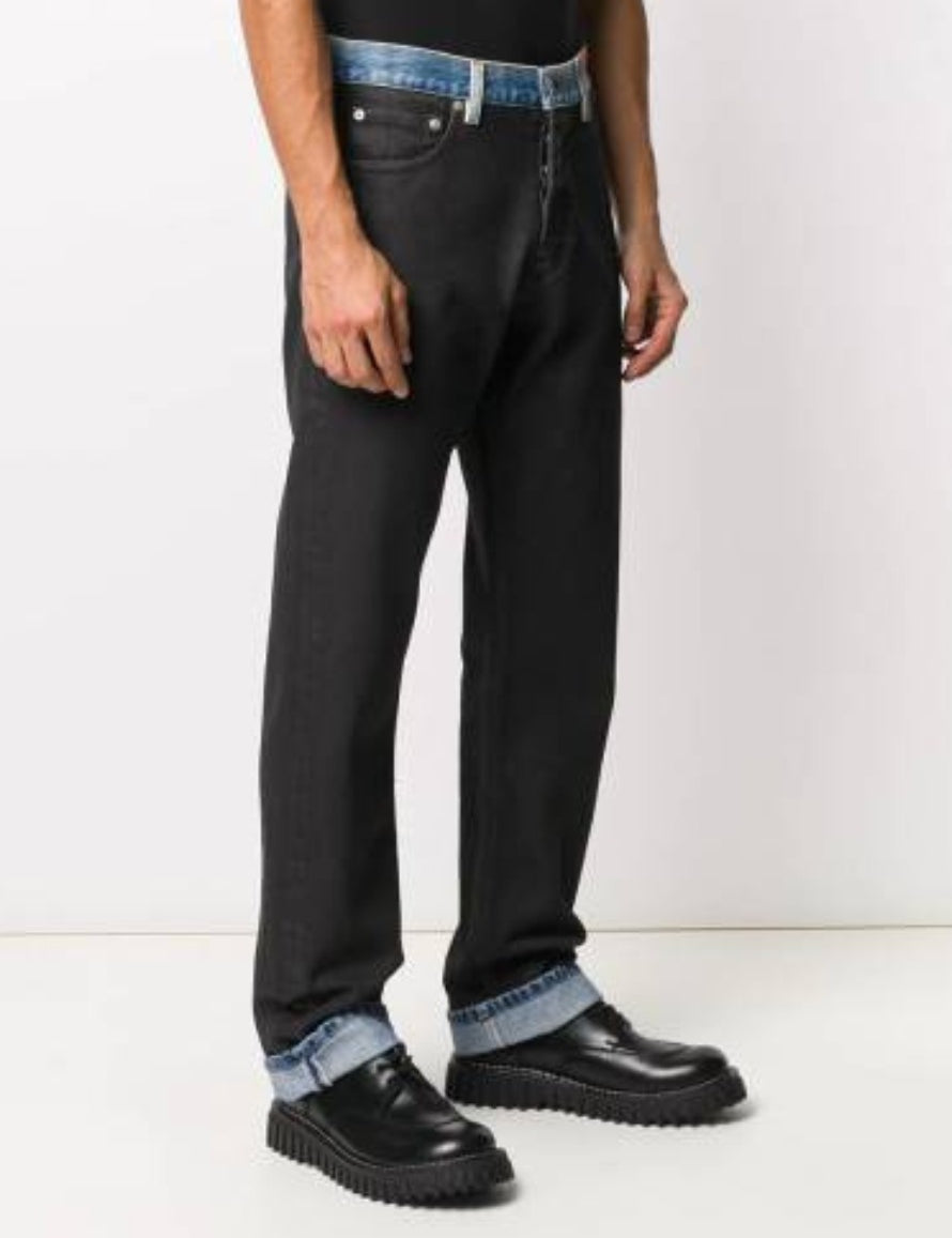 Inverno, FW20, Heron Preston, Jeans, Nero, Outlet, Uomo