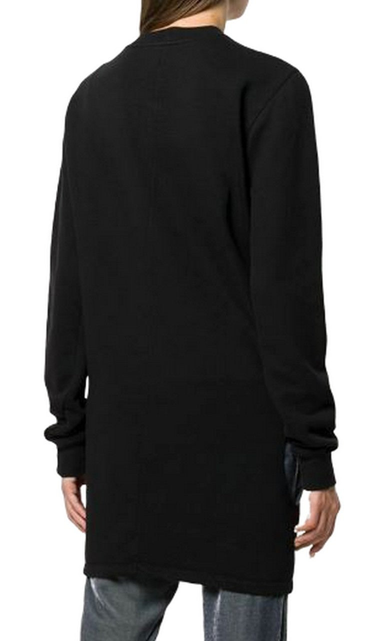 Rick Owens Drkshdw Felpa DS19F6231/F - SanShopLuxury - -50%, 2019, Abbigliamento, Autunno/Inverno, Donna, Felpa, FW19, Girocollo, Nero, Outlet, Rick Owens Drkshdw, S, Ultimo